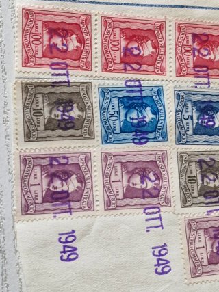 Marche da bollo anni '50