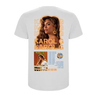 Camiseta Karol G Tour Blanca