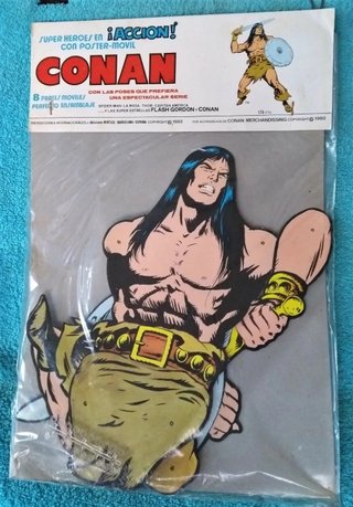 PÓSTER-MÓVIL: CONAN, Vértice, 1980