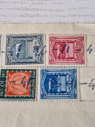 Marche da bollo anni '50