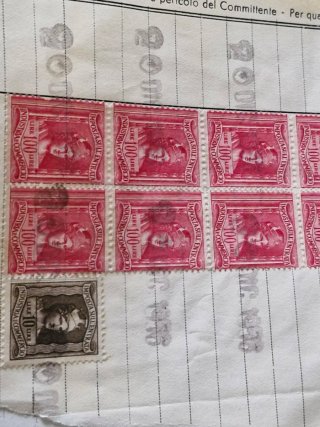 Marche da bollo 100 Lire 1936
