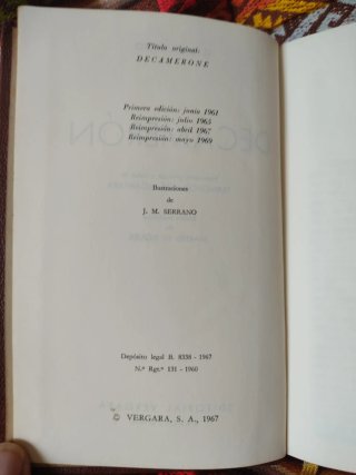 Lote 8 libros, Segunda Guerra Mundial, Decamerón,E