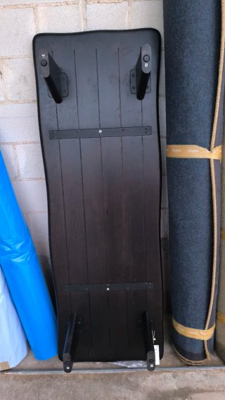 Mesa de madera Zara Home negra