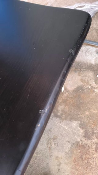 Mesa de madera Zara Home negra
