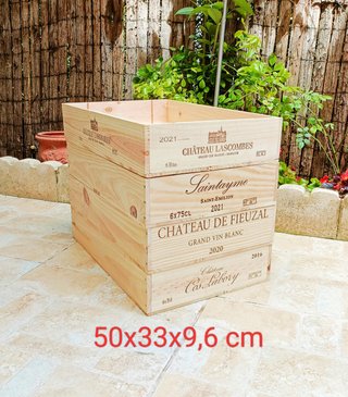 Cajas de madera expositoras tiendas hostelería