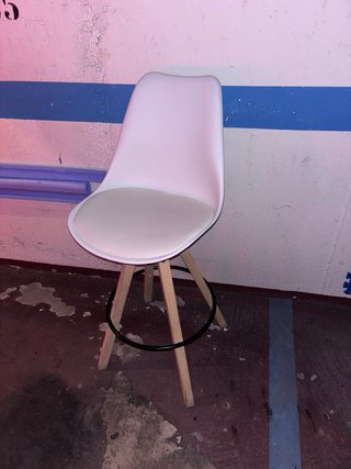 Taburetes de diseño moderno minimalista blanco