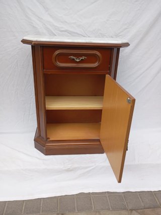 !OCASIÓN! Mueble recibidor madera y mármol