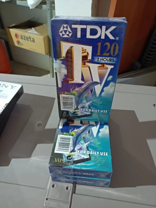 Lote 3 Cintas VHS TDK 120 Minutos