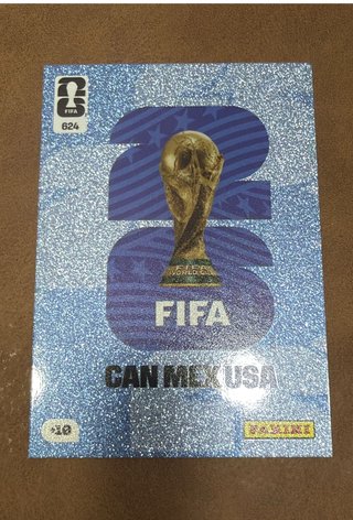 Orange card #624 FIFA wc 2026 USA Panini trophy