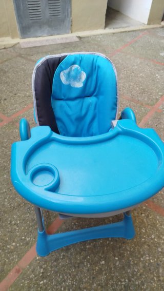 Trona para bebé azul