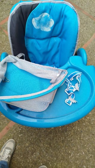 Trona para bebé azul