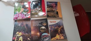 Lote de libros de incendios forestales