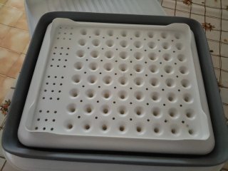 Scolapiatti da appoggio pieghevole