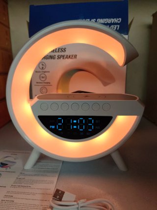 BT-3401 LED Wireless Charging Speaker