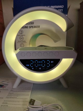 BT-3401 LED Wireless Charging Speaker