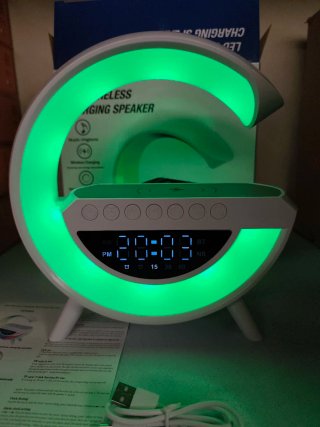 BT-3401 LED Wireless Charging Speaker