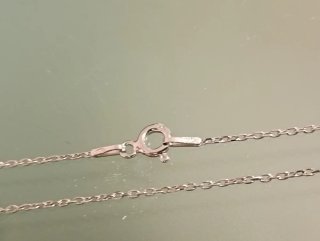 Cadena de plata fina