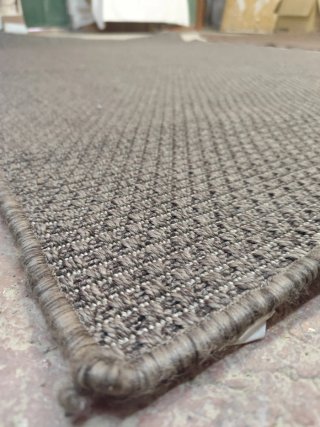 Alfombras trenzadas (marrón y gris) 220x160 230x16