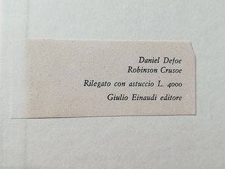 Robinson Crusoe 1963 – edizione integrale