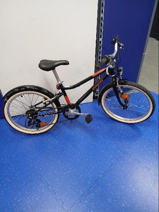 Bicicleta niños 20 pulgadas Riverside 500 6-9 años negra