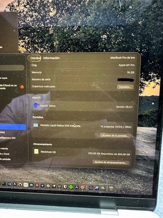 MacBook Pro 14' M1 Pro 16GB/512GB Argento