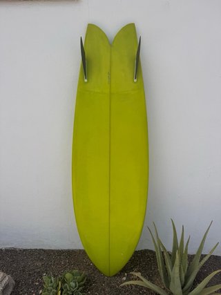 Tabla Surf Fish Amarilla 5’11