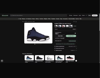 Jordan 13 Retro En azul oscuro￼ 44,5