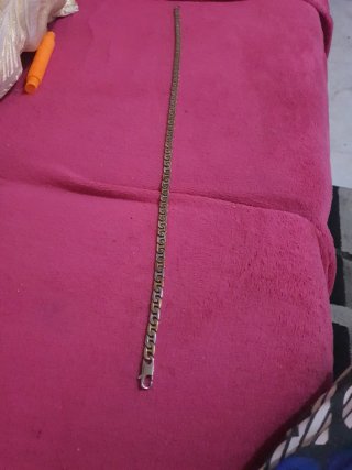Catena a maglie miste oro e argento