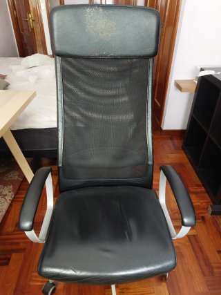 Silla de oficina Ikea negra