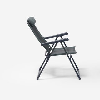 Silla de camping reclinable, plegable y cómoda