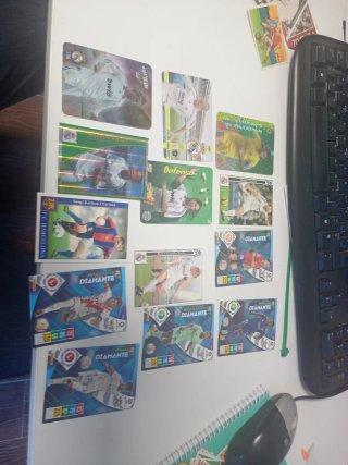 Lote cromos fútbol varias temporadas