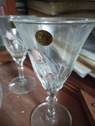 Set calici e caraffa in vetro