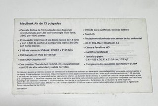 MacBook Air 13 2019 Grigio Siderale