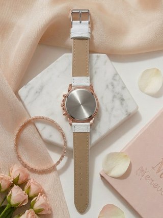 Reloj Estilo Rose Gold + Pulsera Rosada