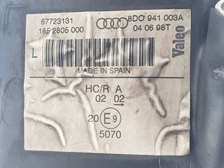 FARO IZQUIERDO AUDI AUDI A4 BERLINA (B5) (8D2) 1994-1998