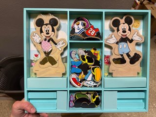 Juego Imanes Mickey y Minnie Disney