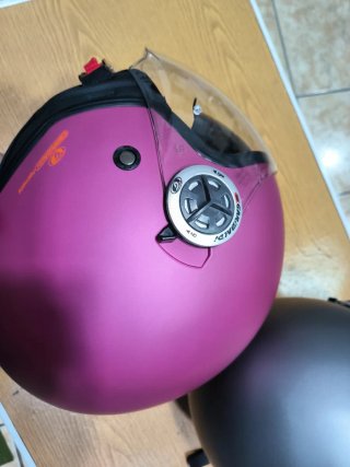 Casco Moto Garibaldi Rosa PRECIO NO NEGOCIABLE