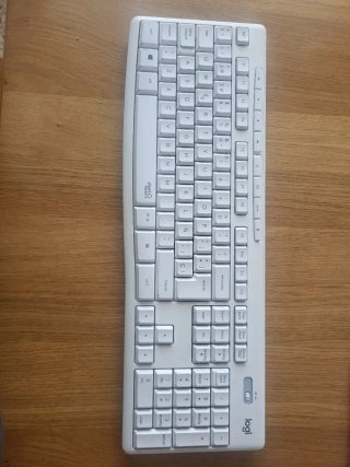 Teclado Inalámbrico Logitech Blanco -falta USB