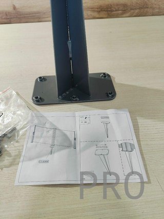 SONGMICS Estaca de Tierra, Anclaje para Postes