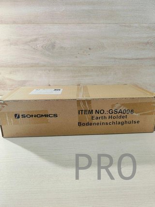 SONGMICS Estaca de Tierra, Anclaje para Postes