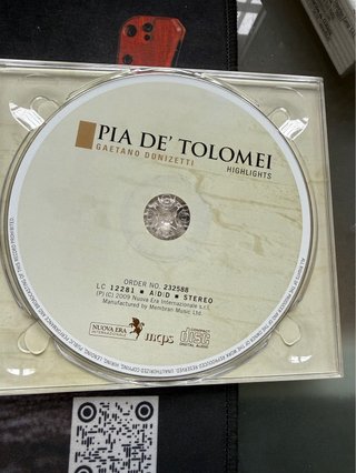 CD Pia de' Tolomei - Gaetano Donizetti