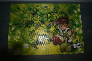 Puzzle Ben 10 Tennyson 500 Piezas (Incompleto)