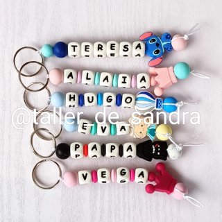 Llaveros personalizados con el nombre