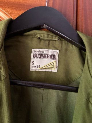Sahariana verde militar Talla S