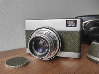 Werra Carl Zeiss Jena Tessar 2.8/50mm + Funda