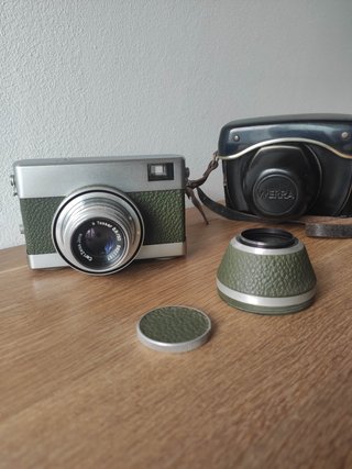 Werra Carl Zeiss Jena Tessar 2.8/50mm + Funda