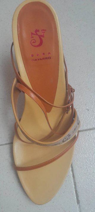 Zapatos Sara Navarro N°40 NUNCA USADOS