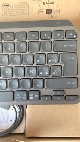 Teclado Logitech MX Keys Mini Gris