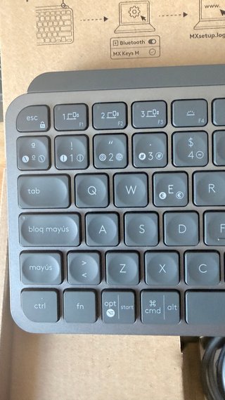Teclado Logitech MX Keys Mini Gris