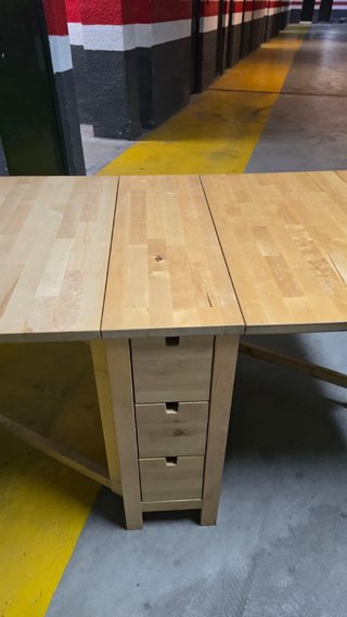 Mesa de cocina extensible madera Ikea